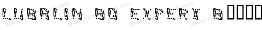 Lubalin BQ Expert B字体转换